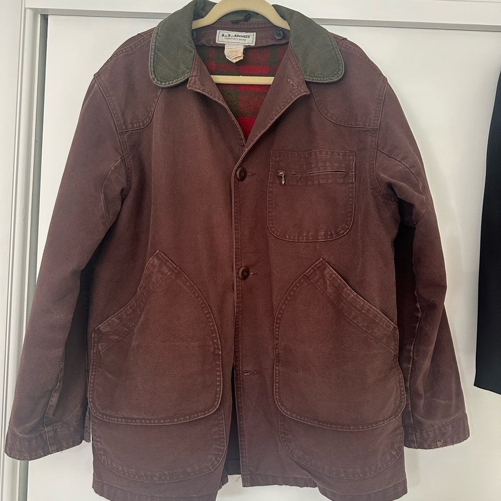 Vintage L.L. Bean Field Barn Chore Jacket Brown size M